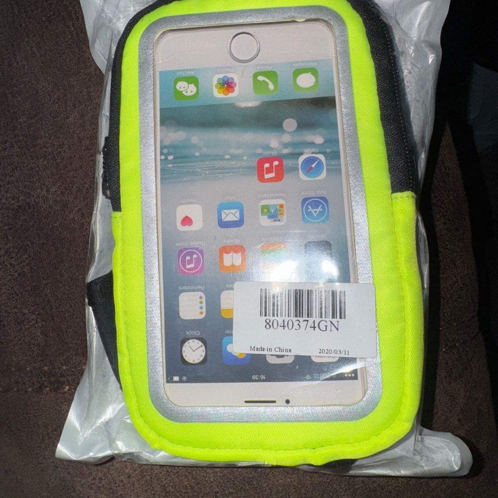 Neon Green Phone Armband Case